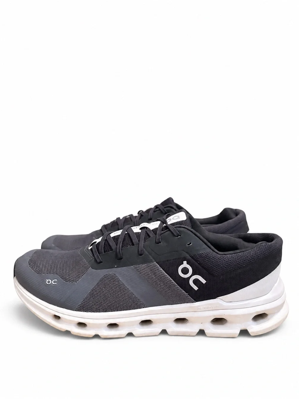 ON Cloudrunner Athletic Running Shoes Mens Size 11 Black White